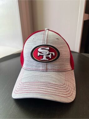 New Era 39THIRTY San Francisco 49ers Hat Grey Red Flex Fit Cap NFL